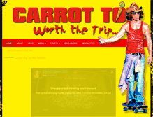 Tablet Screenshot of carrottop.com